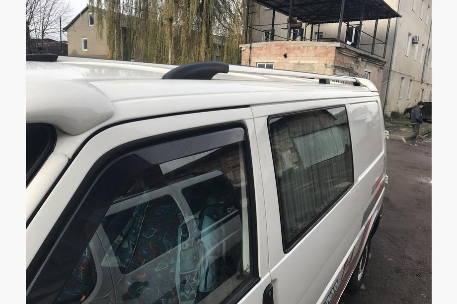 Volkswagen T4 Transporter 1990-2003 Barres de Toit Chrome DORA (Fixation Metallique) Uniquement pour empattement court Photo 4