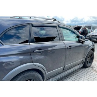 Déflecteurs de Fenêtre (4 pcs, HIC) Chevrolet Captiva 2006-2019 photo 2