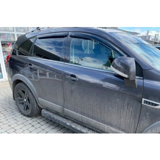 Déflecteurs de Fenêtre (4 pcs, HIC) Chevrolet Captiva 2006-2019 photo 3