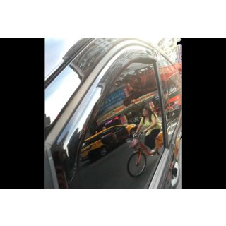 Déflecteurs de vitre encastrés (4 pcs, HIC) Chevrolet Lanos 1998–2017 photo 1