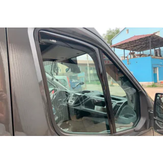 Déflecteurs de vitre à encastrer (2 pcs, HIC) Ford Transit 2014- photo 3