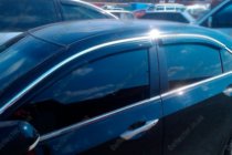 Honda Accord VIII 2008-2012 Déflecteurs de Vitres avec Moulure Chromée SD (4 pcs, HIC) photo 2