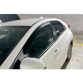 Déflecteurs de Vitres HB 2012+ (4 pcs, HIC) Honda Civic HB 2012-2020 photo 2