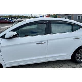 Déflecteurs de Fenêtre (4 pcs, HIC) Hyundai Elantra (AD) 2015-2020 photo 1