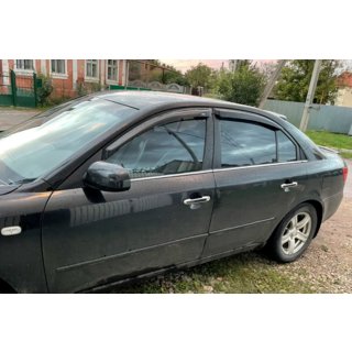 Déflecteurs de Fenêtre (4 pcs, HIC) Hyundai Sonata NF 2004-2009 photo 1