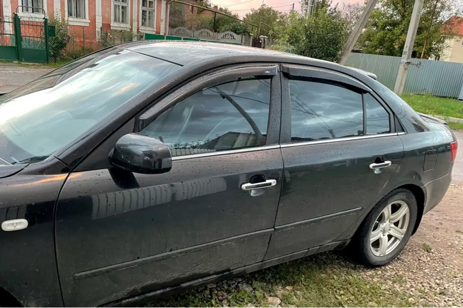 Hyundai Sonata NF 2004-2009 Déflecteurs de Fenêtre (4 pcs, HIC) Image