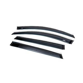 Déflecteurs de vitres avec moulure chromée (4 pcs, HIC) Kia Sorento III UM 2014-2020 photo 2