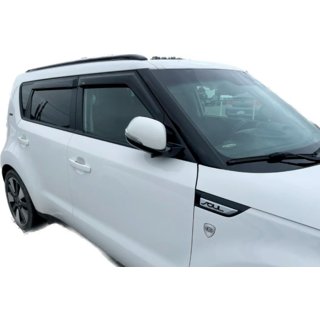 Déflecteurs de Fenêtre (4 pcs, HIC) Kia Soul I 2008-2013 photo 2