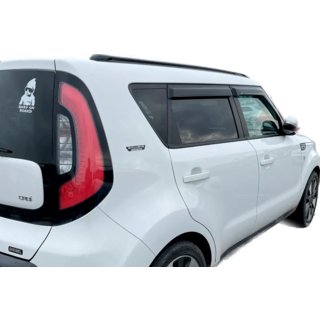 Déflecteurs de Fenêtre (4 pcs, HIC) Kia Soul I 2008-2013 photo 1