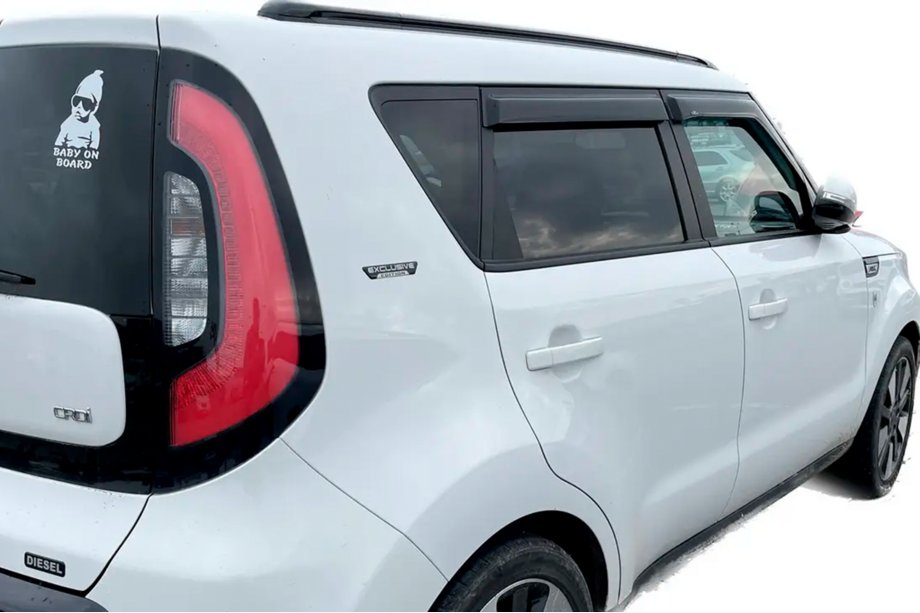 Kia Soul I 2008-2013 Déflecteurs de Fenêtre (4 pcs, HIC) Image
