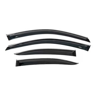 Déflecteurs de vitres avec moulure chromée (4 pcs, HIC) photo 1