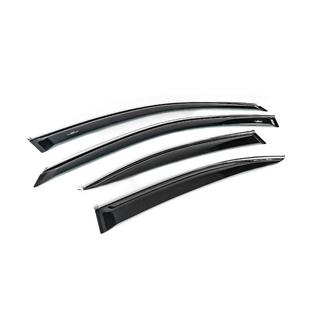 Déflecteurs de vitres avec moulure chromée (4 pcs, HIC) photo 3