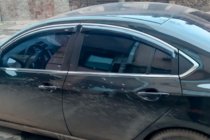 Mazda 6 2008-2012 Déflecteurs de Vitres avec Moulure Chromée SD (4 pcs, HIC) photo 2