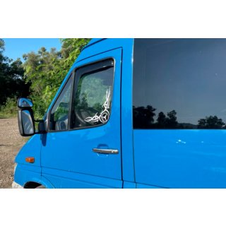 Déflecteurs de vitre à encastrer (2 pcs, HIC) photo 3