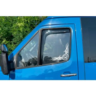 Déflecteurs de vitre à encastrer (2 pcs, HIC) photo 2
