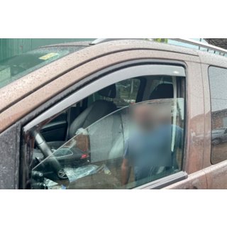 Déflecteurs de vitre à encastrer (2 pcs, HIC) Mercedes Vito/V-class W447 2014- photo 2