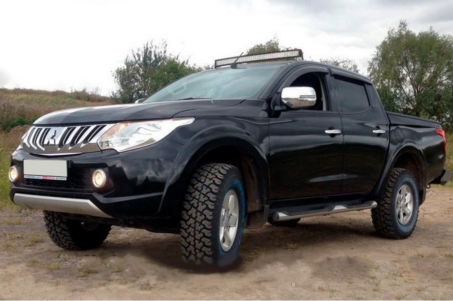 Mitsubishi L200 2015-2024 Déflecteurs de Fenêtre (4 pcs, HIC) Image
