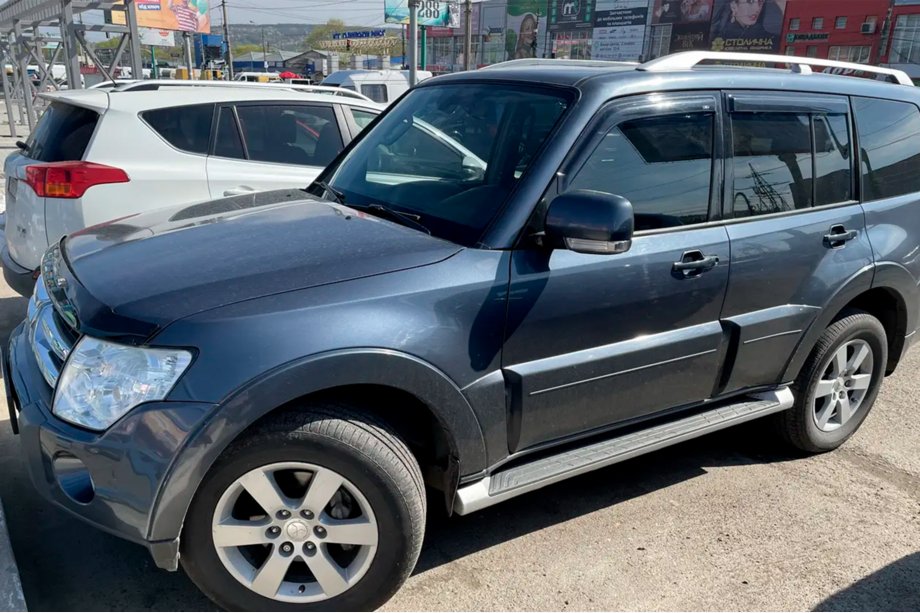 Mitsubishi Pajero Wagon IV 2006-2021 Déflecteurs de Fenêtre (4 pcs, HIC) Photo 3