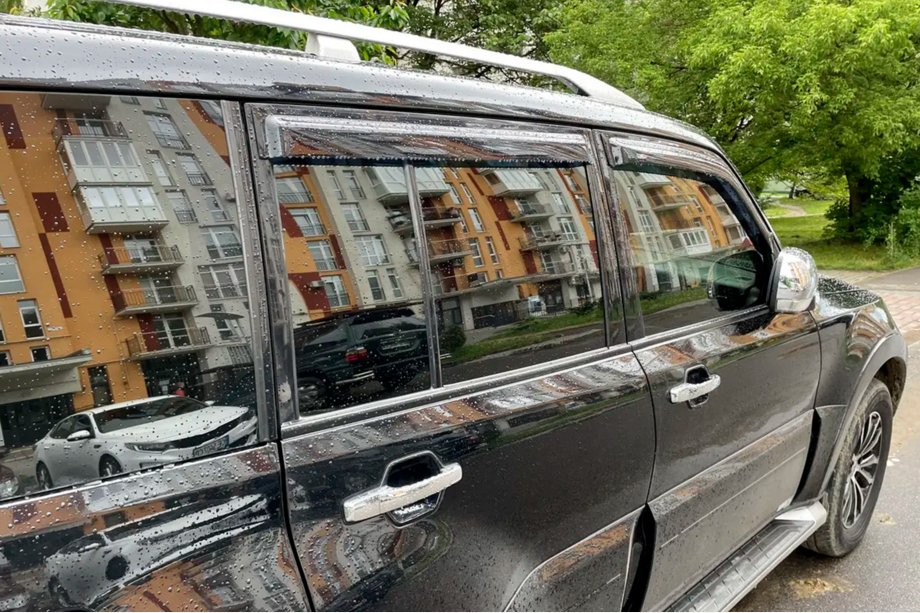 Mitsubishi Pajero Wagon IV 2006-2021 Déflecteurs de Fenêtre (4 pcs, HIC) Photo 6