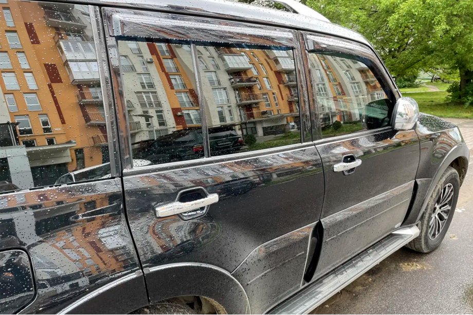 Mitsubishi Pajero Wagon IV 2006-2021 Déflecteurs de Fenêtre (4 pcs, HIC) Photo 8
