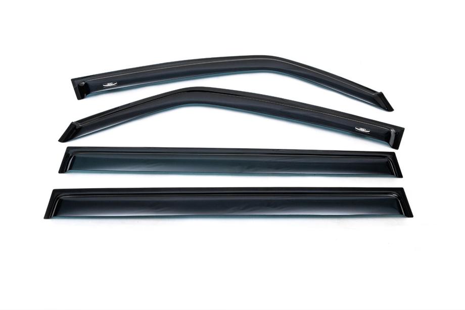 Mitsubishi Pajero Wagon IV 2006-2021 Déflecteurs de Fenêtre (4 pcs, HIC) Photo 5