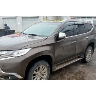 Déflecteurs de Fenêtre (4 pcs, HIC) Mitsubishi Pajero Sport 2015- photo 3