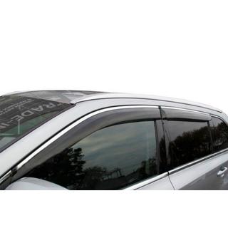 Déflecteurs de vitres avec moulure chromée (4 pcs, HIC)