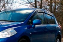 Nissan Tiida 2004-2011 Déflecteurs de Vitres HB (4 pcs, HIC) photo 6