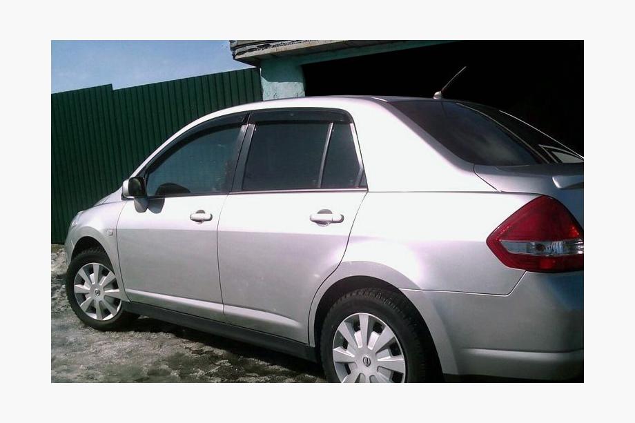 Nissan Tiida 2004-2011 Déflecteurs d'Air SD (4 pcs, HIC) Image
