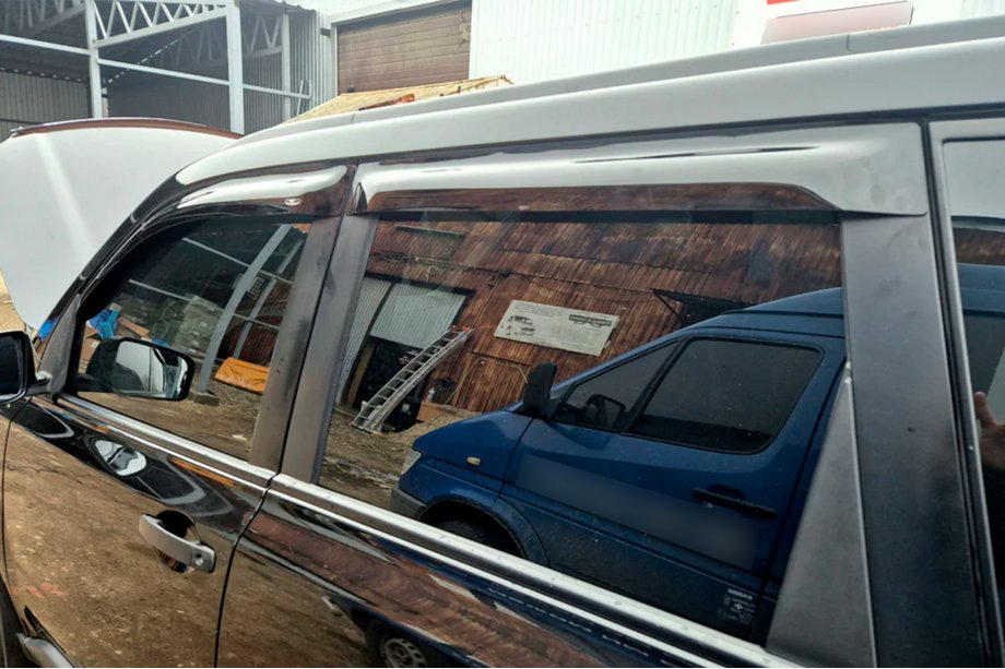 Nissan X-trail T30 2002-2007 Déflecteurs de Fenêtre (4 pcs, HIC) Photo 4