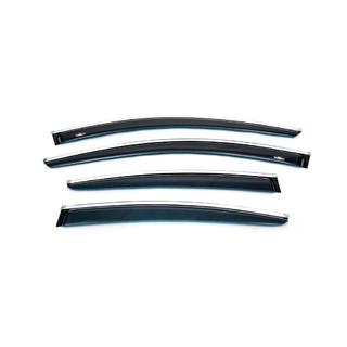 Déflecteurs de vitres avec moulure chromée SD/HB (4 pcs, HIC) Opel Insignia 2008-2017 photo 2