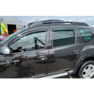 Déflecteurs de Fenêtre (4 pcs, HIC) Renault Duster 2008–2017 photo 1
