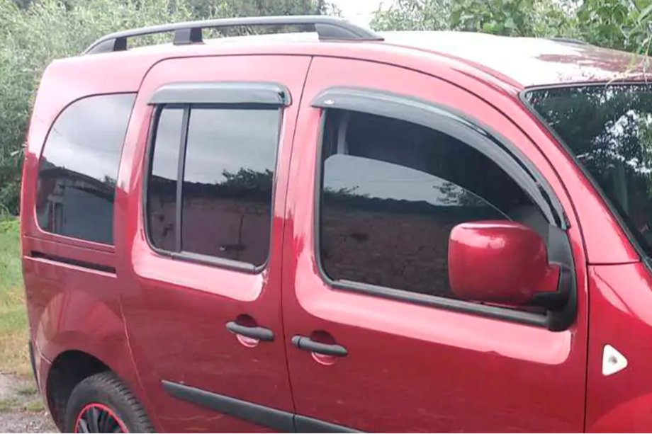 Renault Kangoo 2008–2020 Déflecteurs de Fenêtre (4 pcs, HIC) Image