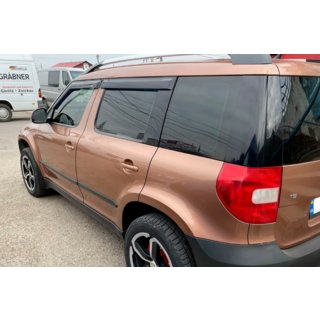 Déflecteurs de Fenêtre (4 pcs, HIC) Skoda Yeti 2009-2017 photo 2