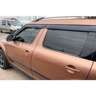 Déflecteurs de Fenêtre (4 pcs, HIC) Skoda Yeti 2009-2017 photo 3