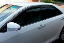 Toyota Avensis 2009-2018 Déflecteurs de Vitres avec Moulure Chromée SD (4 pcs, HIC) photo 1