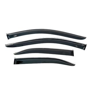 Déflecteurs de vitres avec moulure chromée (UE, 4 pcs, HIC) Toyota Camry 2006-2011 photo 2