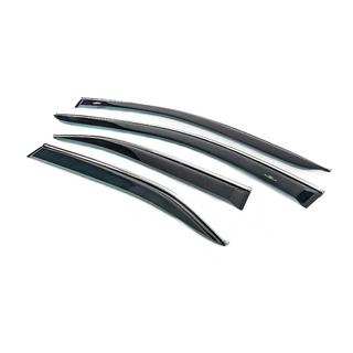 Déflecteurs de vitres avec moulure chromée (UE, 4 pcs, HIC) Toyota Camry 2006-2011 photo 4