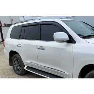 Déflecteurs de Vitres 8cm (4 pcs, HIC) Toyota Land Cruiser 200 2007-2021 photo 4