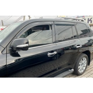 Déflecteurs de Vitres 8cm (4 pcs, HIC) Toyota Land Cruiser 200 2007-2021 photo 1