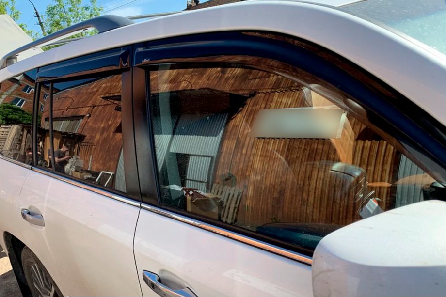 Toyota Land Cruiser 200 2007-2021 Déflecteurs de Vitres 8cm (4 pcs, HIC) Photo 16
