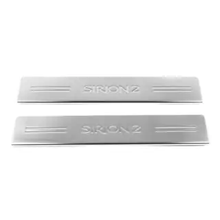 Seuils de porte OmsaLine (2 pcs, inox) Daihatsu Sirion 2005-2015 photo 2