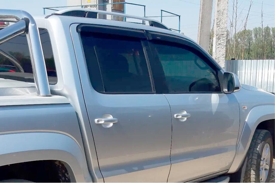 Volkswagen Amarok 2010-2022 Déflecteurs de Fenêtre (4 pcs, HIC) Photo 1