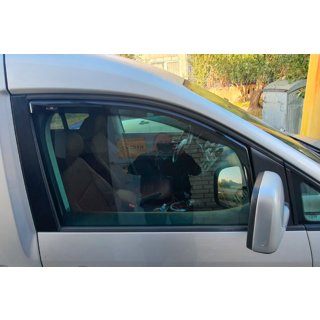 Déflecteurs de vitre à encastrer (2 pcs, HIC) photo 1