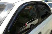 Chevrolet Lanos 1998–2017 Déflecteurs de Fenêtre (4 pcs, HIC) photo 10