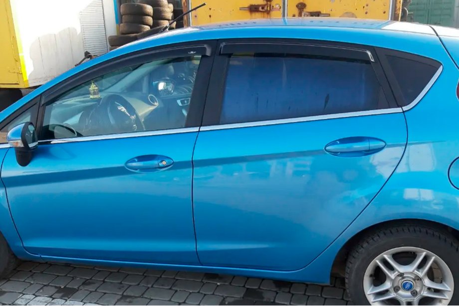 Ford Fiesta 2008-2017 Deflecteurs de Vitres HB 2008+ (4 pcs, HIC) Image