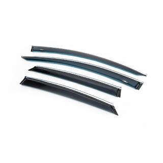 Déflecteurs de vitres avec moulure chromée (4 pcs, HIC) photo 3