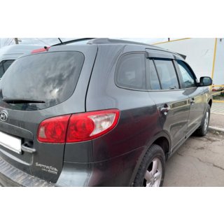 Déflecteurs de Fenêtre (4 pcs, HIC) Hyundai Santa Fe 2 2006-2012 photo 2