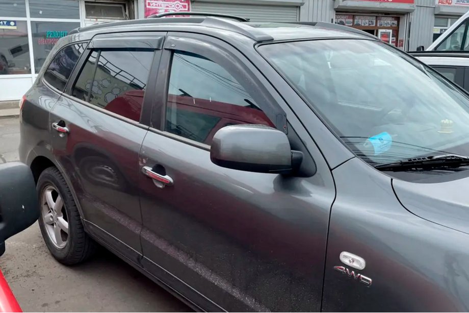 Hyundai Santa Fe 2 2006-2012 Déflecteurs de Fenêtre (4 pcs, HIC) Image