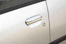 Mitsubishi Colt 2004-2012 Couvre-poignées de Porte Chromés (4 pcs, Acier Inoxydable) photo 1